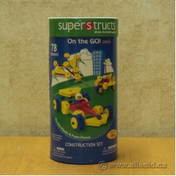 SuperStructs Construction Set, On The GO! 0503, 78 Pieces